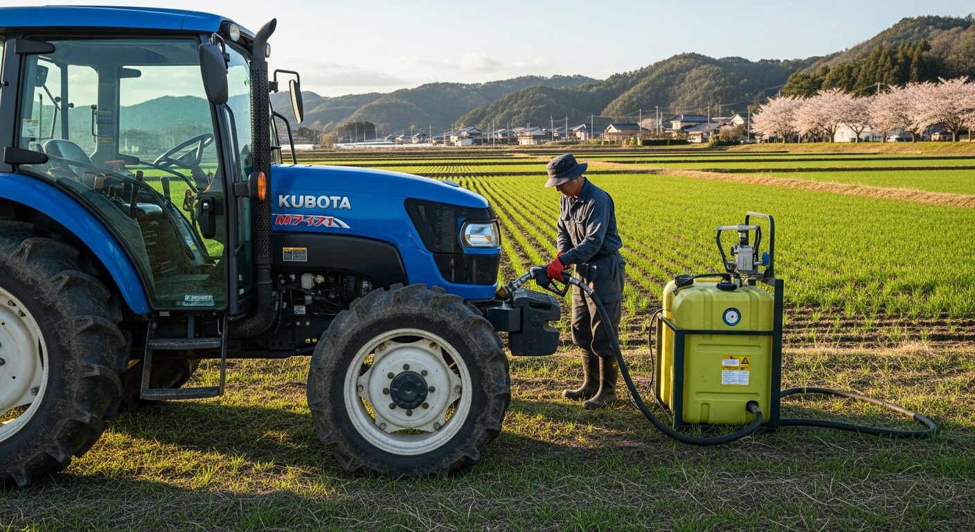 農業機械と燃料の確保が課題に