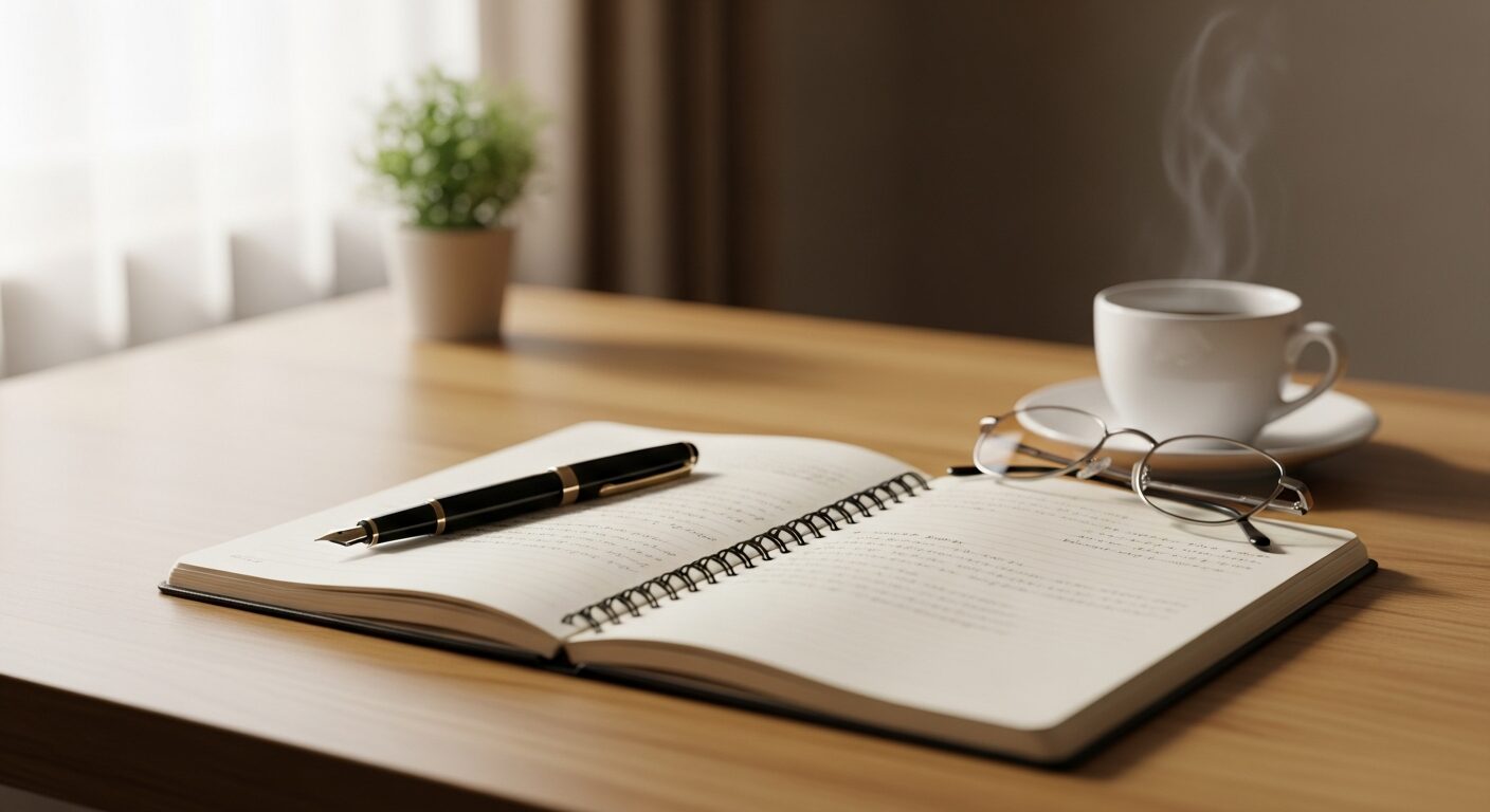 復職に向けた選択を考える静かなデスク