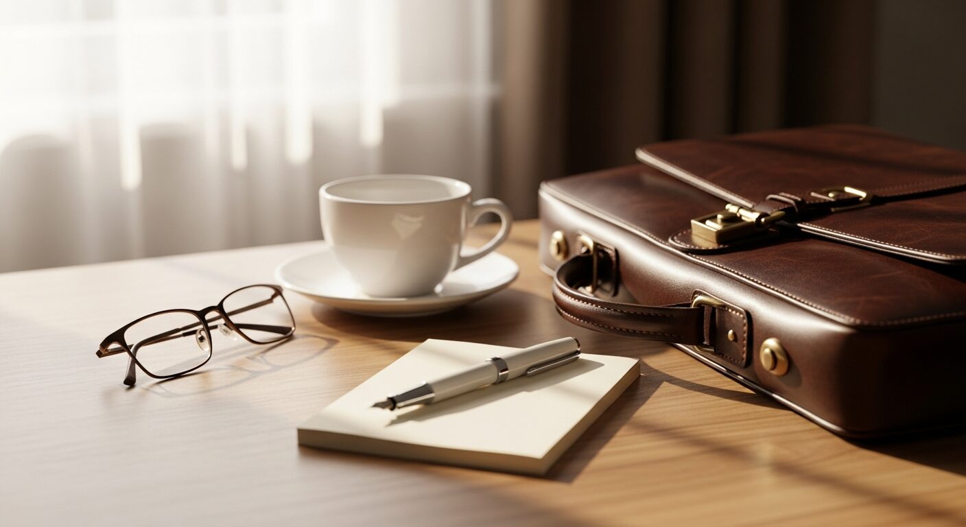 復職初日を迎える朝の静かなデスク